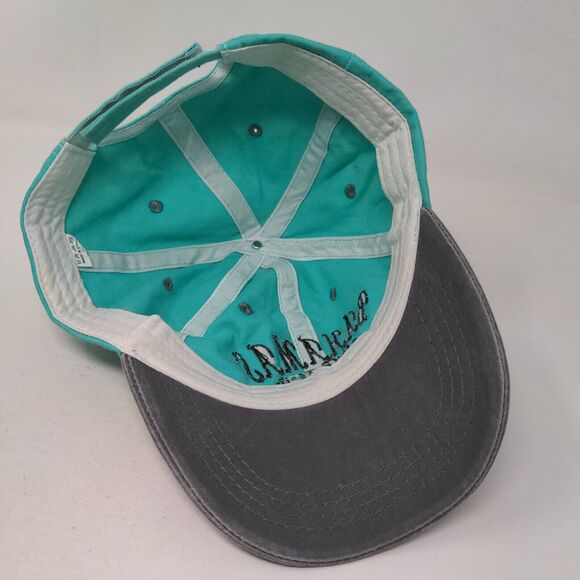Bahamas Strapback Hat Multi One Size Embroidered Colorblock 6 Panel - Picture 6 of 6